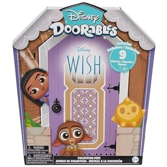 Disney Doorables Just Play Other - WISH Disney Doorables Set‎ of 9 Exclusive Figures ASHA STAR DAHLIA VALENTINO NEW